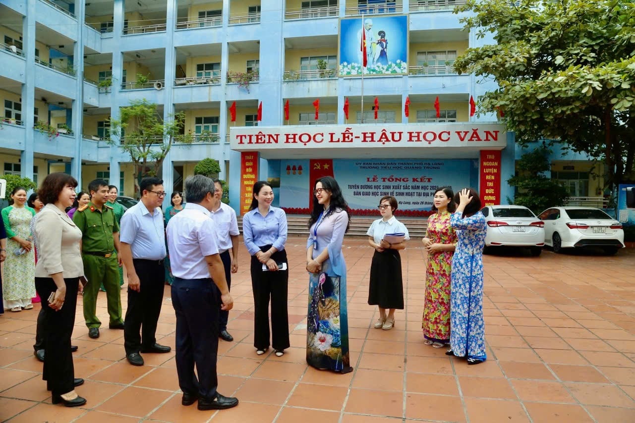 Đón lãnh đạo Tỉnh đến thăm và kiểm tra hoạt động của nhà trường